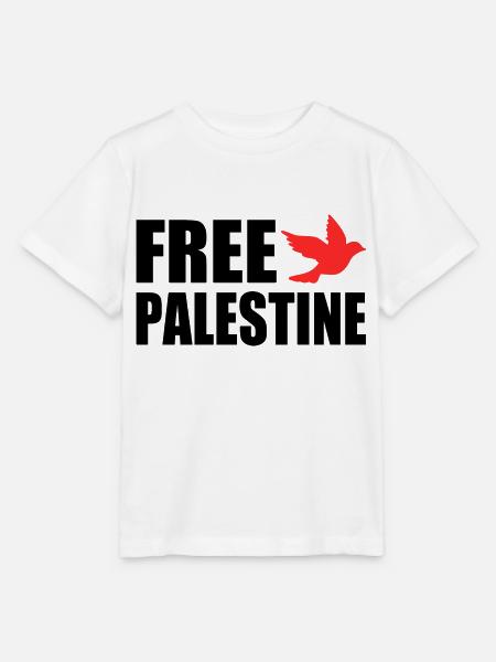 Free palestine - Stanley/Stella Kinder T-Shirt MINI CREATOR - Weiß