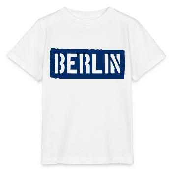 Berlin Slogan - Porte de Brandebourg - Alexanderplatz - T-shirt bio MINI CREATOR Stanley/Stella Enfant - blanc - Devant - Maike (125cm)