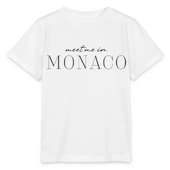 Monaco Glamour T-Shirt - T-shirt bio MINI CREATOR Stanley/Stella Enfant - blanc - Devant - Maike (125cm)