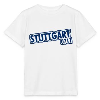 Stuttgart - 0711 - Area Code - Baden-Württemberg - Stanley/Stella MINI CREATOR Kids’ T-Shirt - white - Front - Maike (125cm)