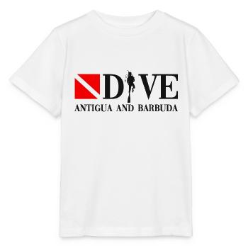 Dive - Antigua and Barbuda - Caribbean - Stanley/Stella MINI CREATOR Kids’ T-Shirt - white - Front - Maike (125cm)