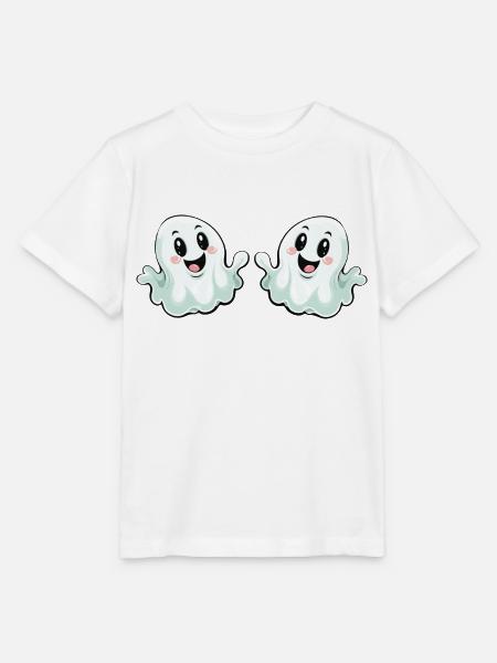 ghosts funny - Stanley/Stella Kinder T-Shirt MINI CREATOR  - Weiß