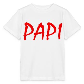 Papi - Stanley/Stella Kinder T-Shirt MINI CREATOR  - Weiß - Vorne - Maike (125cm)