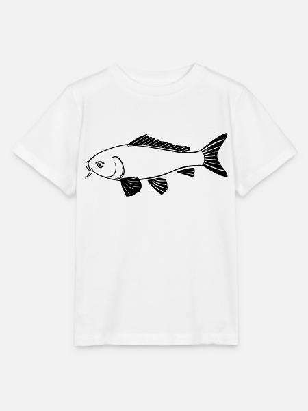 Fisch - Stanley/Stella Kinder T-Shirt MINI CREATOR  - Weiß