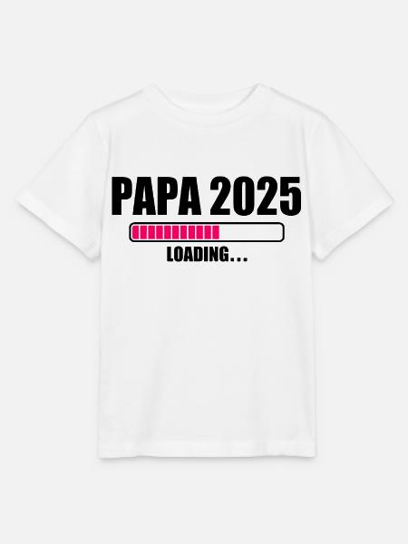 Papa 2025 - Stanley/Stella Kinder T-Shirt MINI CREATOR - Weiß