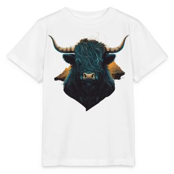 Yak de l’Himalaya - T-shirt bio MINI CREATOR Stanley/Stella Enfant - blanc - Devant - Maike (125cm)