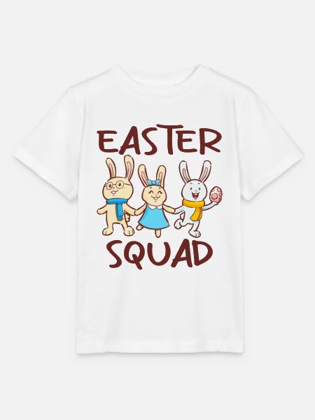 Easter Squad Egg Hunt - Stanley/Stella Kinder T-Shirt MINI CREATOR  - Weiß