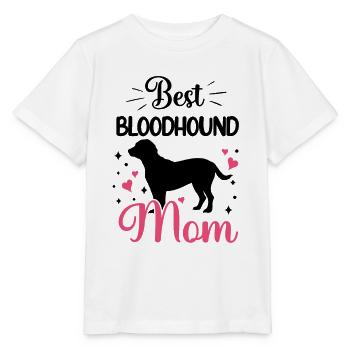 Meilleure maman de chien de sudation hanovrienne - T-shirt bio MINI CREATOR Stanley/Stella Enfant - blanc - Devant - Maike (125cm)