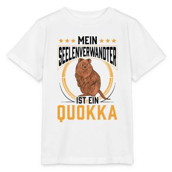 Quokka ist mein Seelenverwandter Beuteltier - Stanley/Stella Kinder T-Shirt MINI CREATOR  - Weiß - Vorne - Maike (125cm)