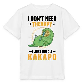 Juste besoin de perroquet kakapo incapable de voler - T-shirt bio MINI CREATOR Stanley/Stella Enfant - blanc - Devant - Maike (125cm)