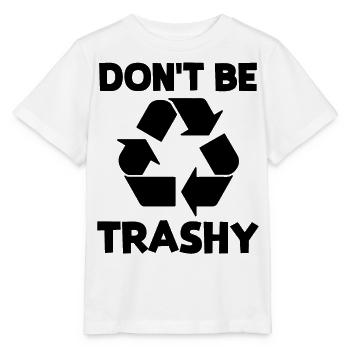 Ne soyez pas trash - T-shirt bio MINI CREATOR Stanley/Stella Enfant - blanc - Devant - Maike (125cm)