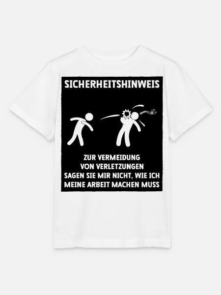 Arbeitskollegen Schichtarbeit witziger Spruch - Stanley/Stella Kinder T-Shirt MINI CREATOR - Weiß