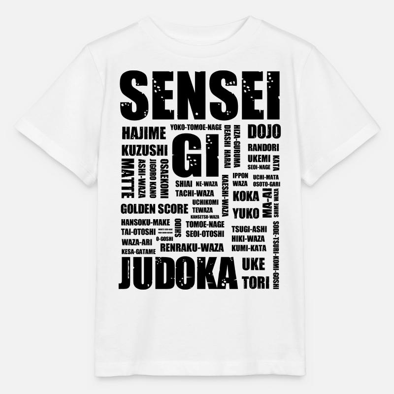 Judo - T-shirt bio MINI CREATOR Stanley/Stella Enfant - blanc