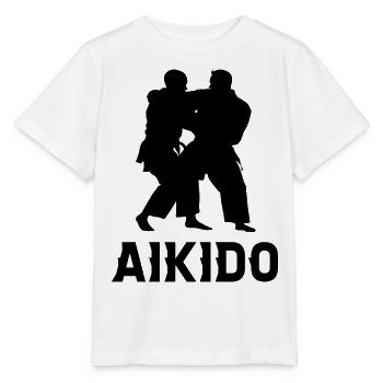 Aïkido - T-shirt bio MINI CREATOR Stanley/Stella Enfant - blanc - Devant - Maike (125cm)