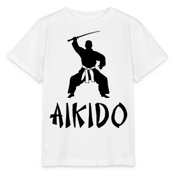 Aïkido - T-shirt bio MINI CREATOR Stanley/Stella Enfant - blanc - Devant - Maike (125cm)