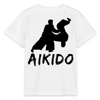 Aïkido - T-shirt bio MINI CREATOR Stanley/Stella Enfant - blanc - Devant - Maike (125cm)