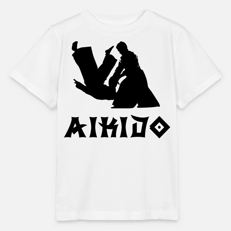 Aïkido - T-shirt bio MINI CREATOR Stanley/Stella Enfant - blanc