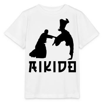 Aïkido - T-shirt bio MINI CREATOR Stanley/Stella Enfant - blanc - Devant - Maike (125cm)
