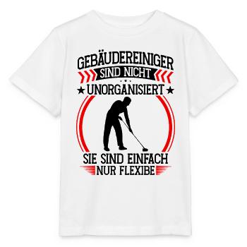 Building cleaners not disorganized window cleaners - Stanley/Stella MINI CREATOR Kids’ T-Shirt - white - Front - Maike (125cm)