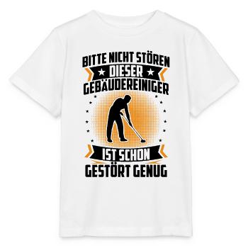 Building cleaner is already Window cleaner - Stanley/Stella MINI CREATOR Kids’ T-Shirt - white - Front - Maike (125cm)