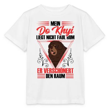 Do Khyi Is Not Lazy Tibetan Mastiff Tibetan Mastiff - Stanley/Stella MINI CREATOR Kids’ T-Shirt - white - Front - Maike (125cm)