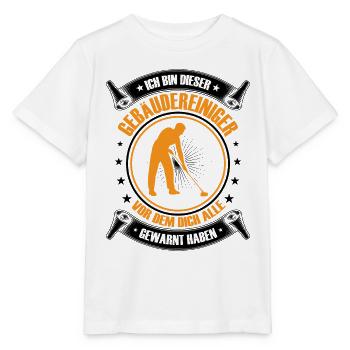 I'm this building cleaner window cleaner - Stanley/Stella MINI CREATOR Kids’ T-Shirt - white - Front - Maike (125cm)