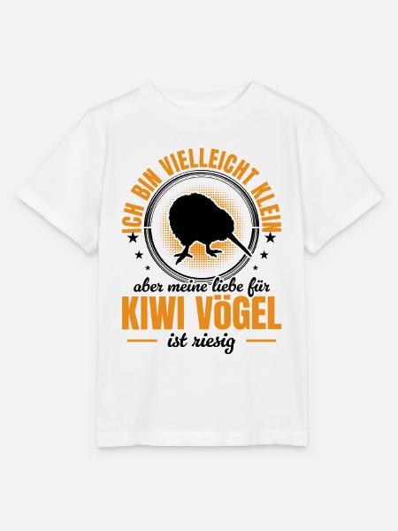 Kiwi Vogel ist klein Neuseeland Kiwi Vogel - Stanley/Stella Kinder T-Shirt MINI CREATOR  - Weiß