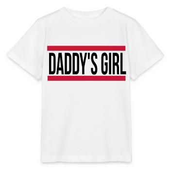 daddy´s girl - Stanley/Stella Kinder T-Shirt MINI CREATOR  - Weiß - Vorne - Maike (125cm)
