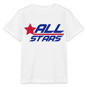Cool Allstars Logo Design - T-shirt bio MINI CREATOR Stanley/Stella Enfant - blanc - Devant - Maike (125cm)