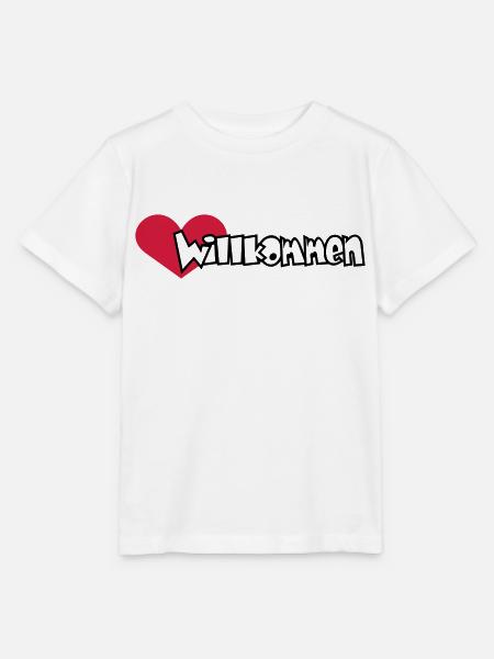 Herzlich Willkommen (2c) - Stanley/Stella Kinder T-Shirt MINI CREATOR  - Weiß