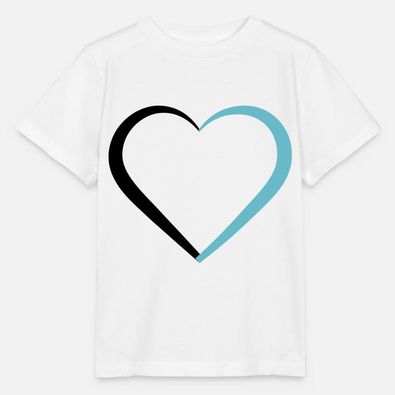Herz - Stanley/Stella Kinder T-Shirt MINI CREATOR  - Weiß