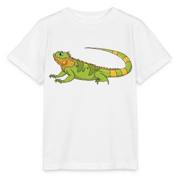 Iguane - T-shirt bio MINI CREATOR Stanley/Stella Enfant - blanc - Devant - Maike (125cm)