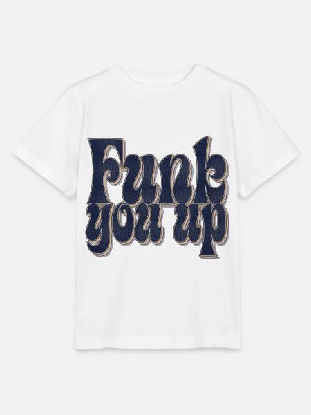 Funk you up - Stanley/Stella Kinder T-Shirt MINI CREATOR  - Weiß