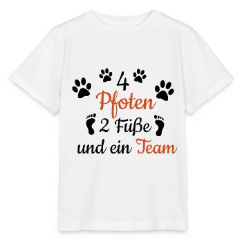 Hundebesitzer Hunde Lustiger Spruch Geschenkidee - Stanley/Stella Kinder T-Shirt MINI CREATOR  - Weiß - Vorne - Maike (125cm)