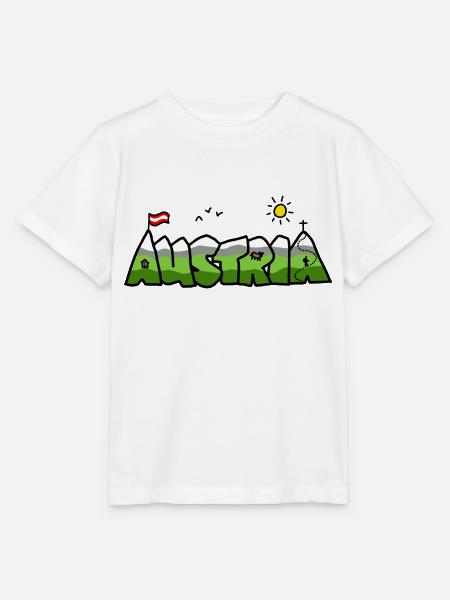 Austria - Stanley/Stella Kinder T-Shirt MINI CREATOR  - Weiß