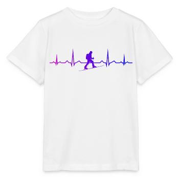 Men's Women Ski Touring Ski Tour Skiing Tour - Stanley/Stella MINI CREATOR Kids’ T-Shirt - white - Front - Maike (125cm)