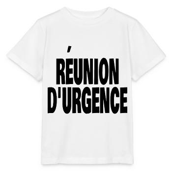 réunion d'urgence - T-shirt bio MINI CREATOR Stanley/Stella Enfant - blanc - Devant - Maike (125cm)