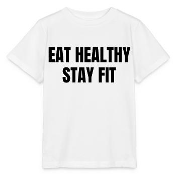 Alimentation saine Fitness - T-shirt bio MINI CREATOR Stanley/Stella Enfant - blanc - Devant - Maike (125cm)