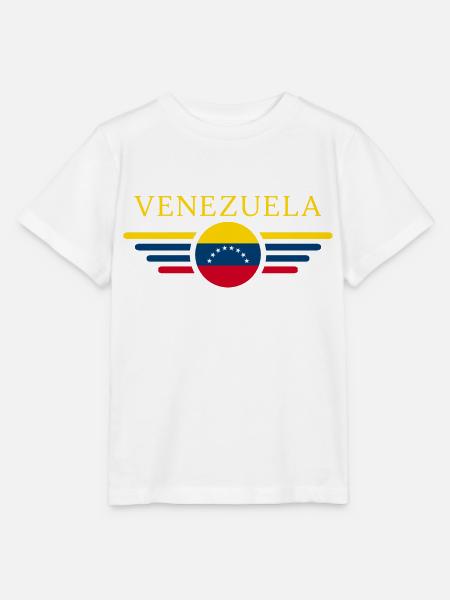Venezuela - Stanley/Stella Kinder T-Shirt MINI CREATOR - Weiß
