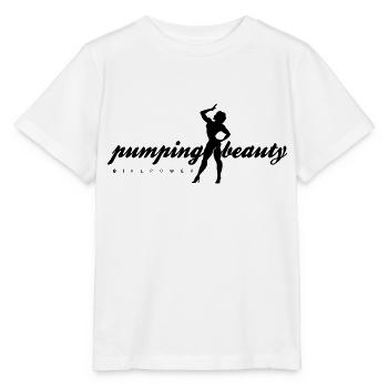 Pumping Beauty Lettering - Stanley/Stella MINI CREATOR Kids’ T-Shirt - white - Front - Maike (125cm)