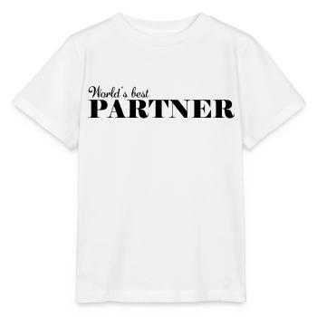 der weltbeste Partner - Stanley/Stella Kinder T-Shirt MINI CREATOR  - Weiß - Vorne - Maike (125cm)