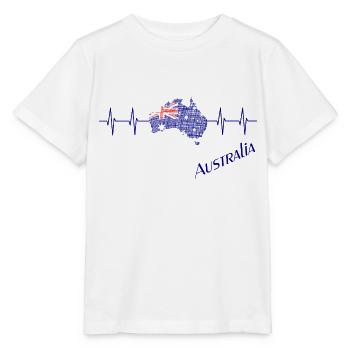 Australien - Australia - Stanley/Stella Kinder T-Shirt MINI CREATOR  - Weiß - Vorne - Maike (125cm)