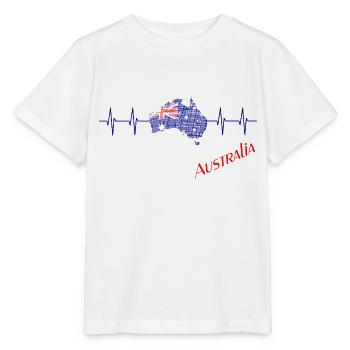 Australien - Australia - Stanley/Stella Kinder T-Shirt MINI CREATOR  - Weiß - Vorne - Maike (125cm)