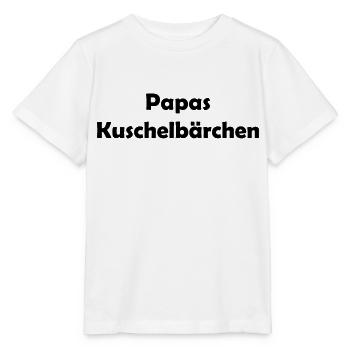 Papas Kuschelbärchen - Stanley/Stella Kinder T-Shirt MINI CREATOR  - Weiß - Vorne - Maike (125cm)