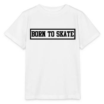 Born To Skate - Stanley/Stella Kinder T-Shirt MINI CREATOR  - Weiß - Vorne - Maike (125cm)