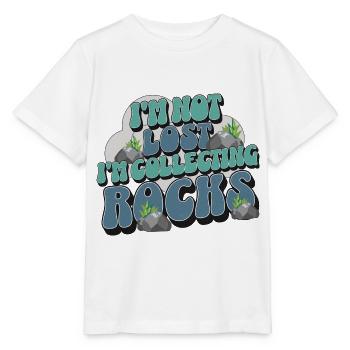 Geologe Steine Sammler - Stanley/Stella Kinder T-Shirt MINI CREATOR  - Weiß - Vorne - Maike (125cm)