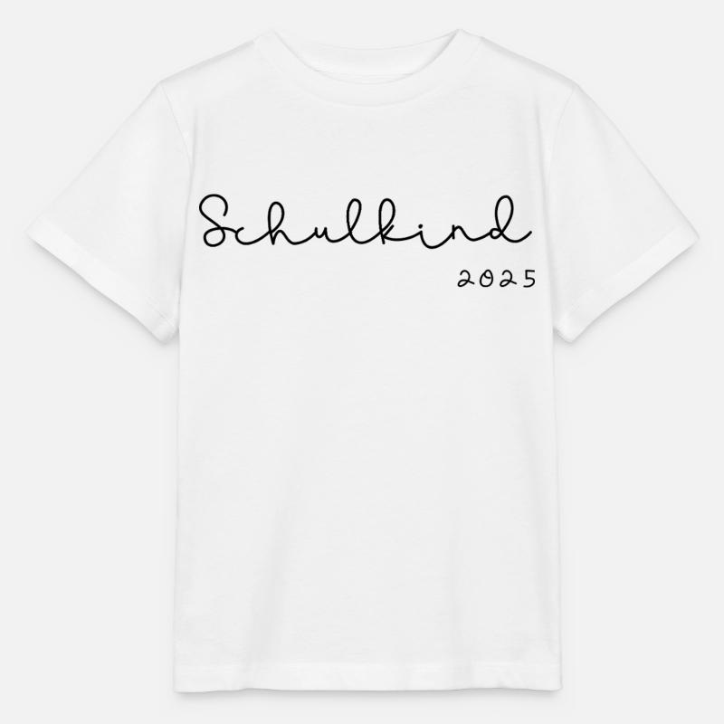 Schulkind 2025 - Stanley/Stella Kinder T-Shirt MINI CREATOR  - Weiß