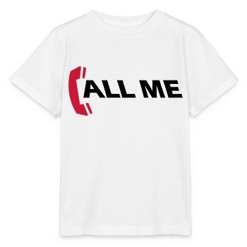 call_me_2c - T-shirt bio MINI CREATOR Stanley/Stella Enfant - blanc - Devant - Maike (125cm)