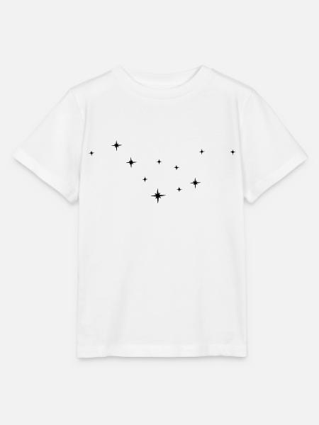 mypokerfashion_fond_etoiles - Stanley/Stella Kinder T-Shirt MINI CREATOR - Weiß