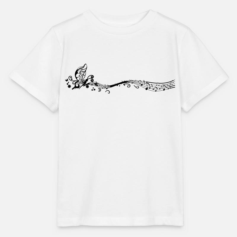 Musique - T-shirt bio MINI CREATOR Stanley/Stella Enfant - blanc
